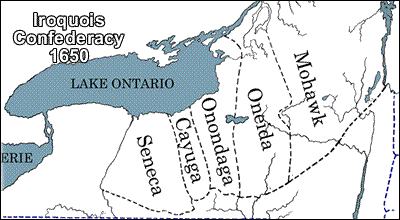 Iroquoian Confederacy over time...